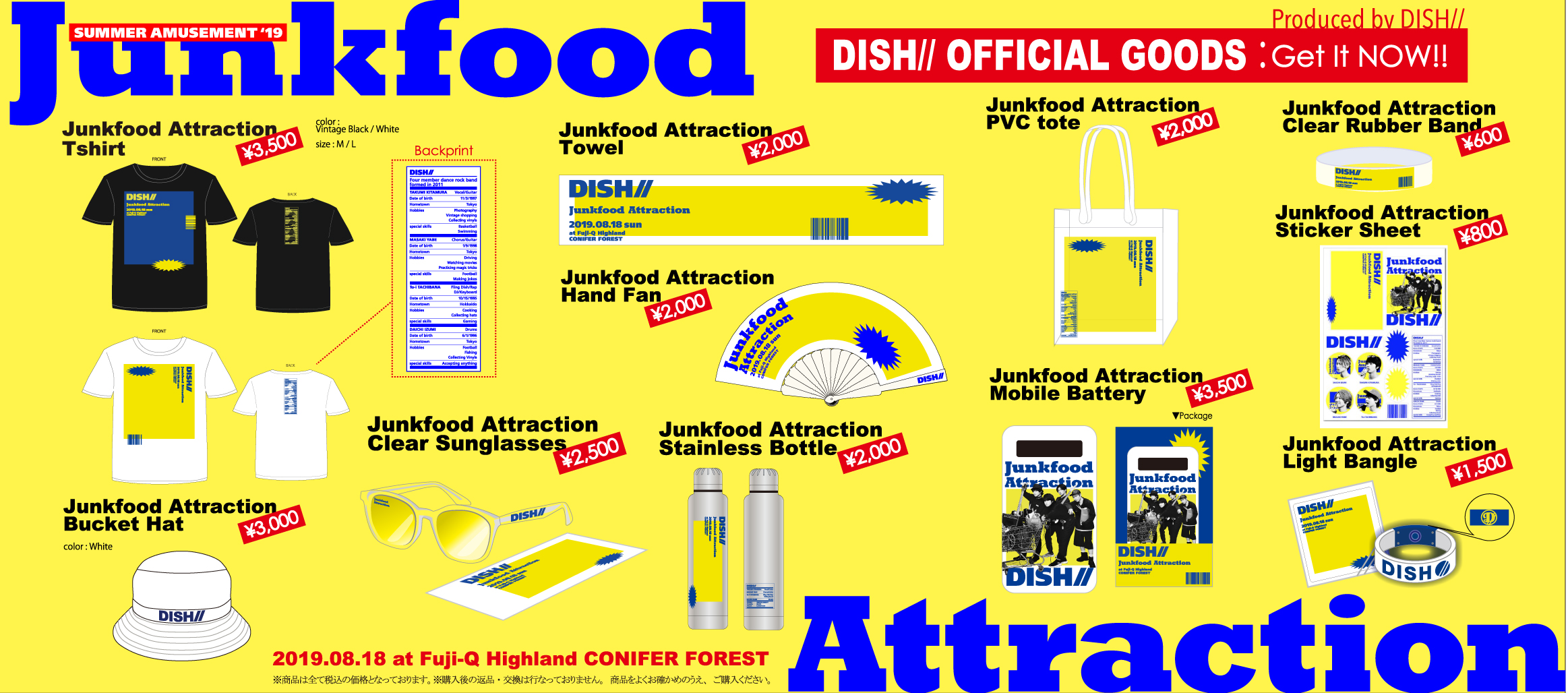 DISH// junk food attraction